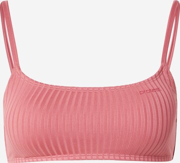 PROTEST Bandeau Sportovní svršek bikin – pink: přední strana