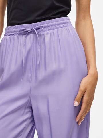 VILA Baggy Trousers 'bolis' in Purple