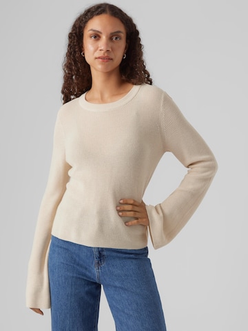 VERO MODA Sweater 'NEW LEXSUN' in Grey: front