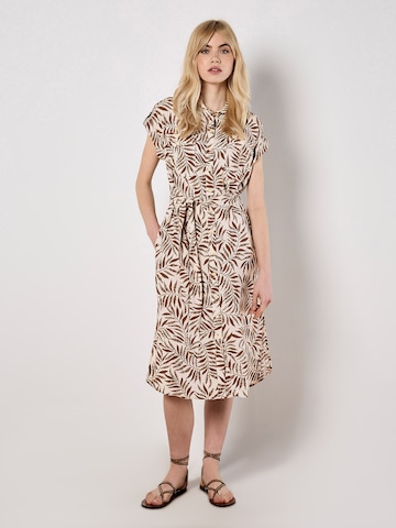 Apricot Blousejurk in Beige: voorkant