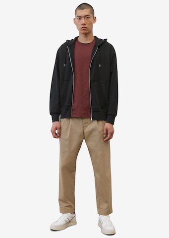 Marc O'Polo Zip-Up Hoodie in Black