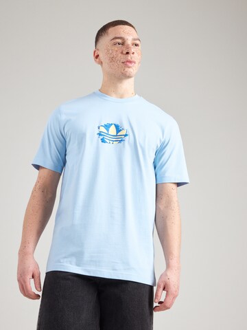 ADIDAS ORIGINALS Μπλουζάκι σε μπλε: μπροστά