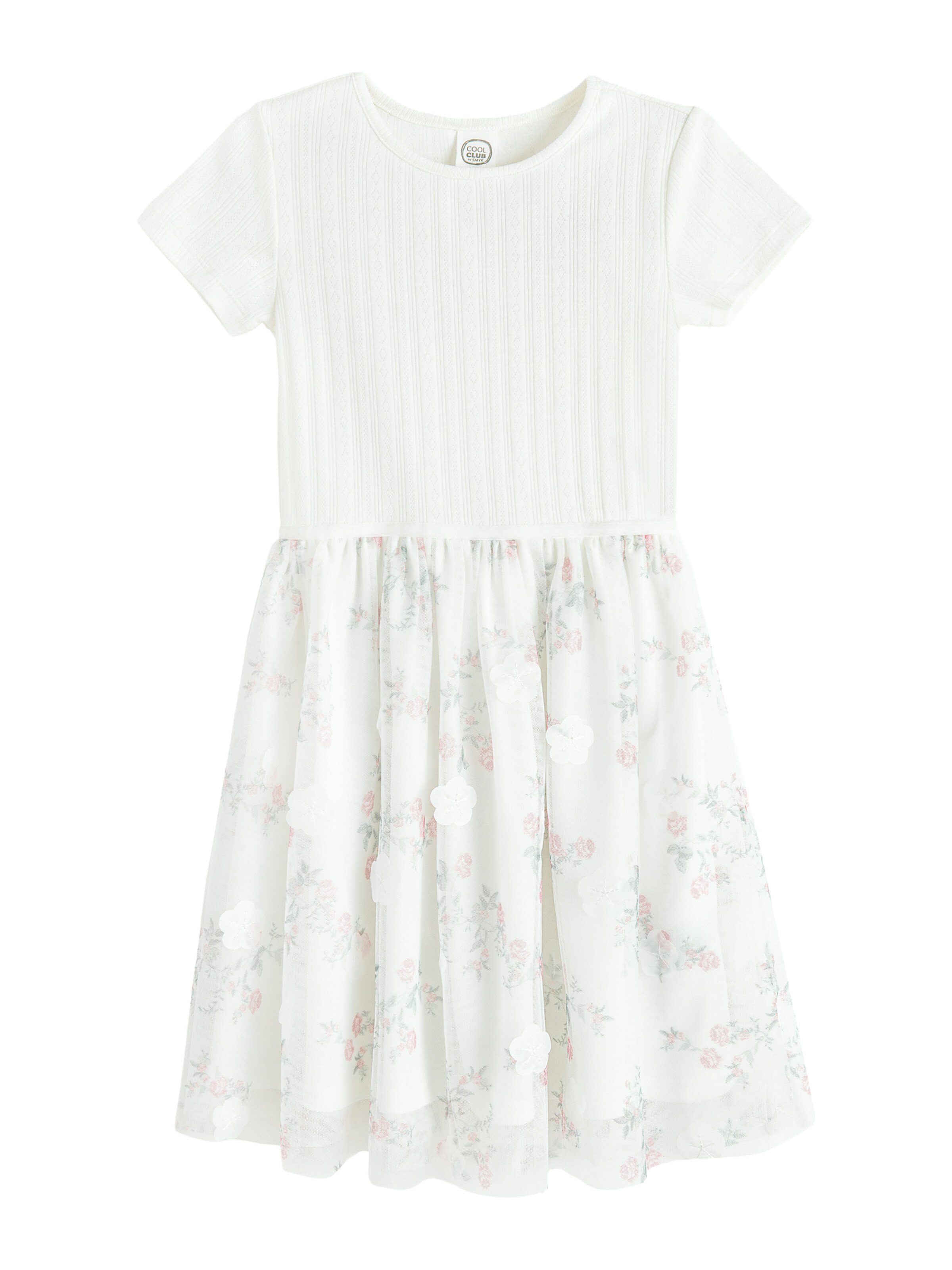 Cool Club Платье в Белый: спереди