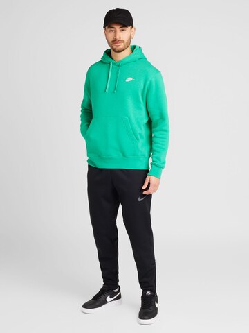 Bluză de molton 'Club Fleece' de la Nike Sportswear pe verde