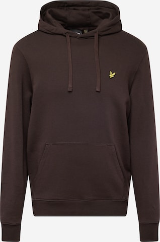 Lyle & Scott Μπλούζα φούτερ σε καφέ: μπροστά