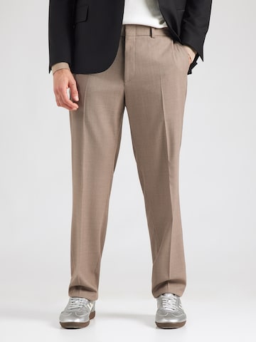 Michael Kors Štandardný strih Nohavice s pukmi - Hnedá: predná strana