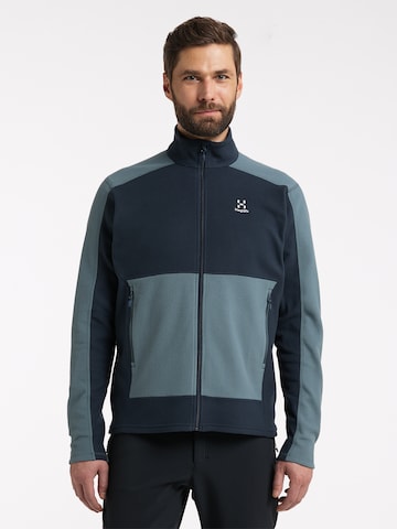 Haglöfs Athletic Fleece Jacket 'Buteo' in Blue: front