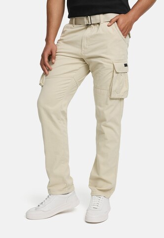 Regular Pantalon cargo 'INPascan' INDICODE JEANS en beige