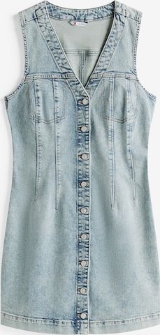 Tommy JeansHaljina - plava boja: prednji dio