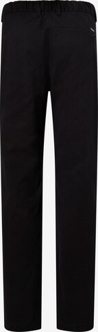 Calvin Klein Big & Tall Tapered Trousers in Black