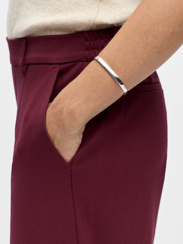 OBJECT - Pierna ancha Pantalón plisado 'OBJLisa' en rojo