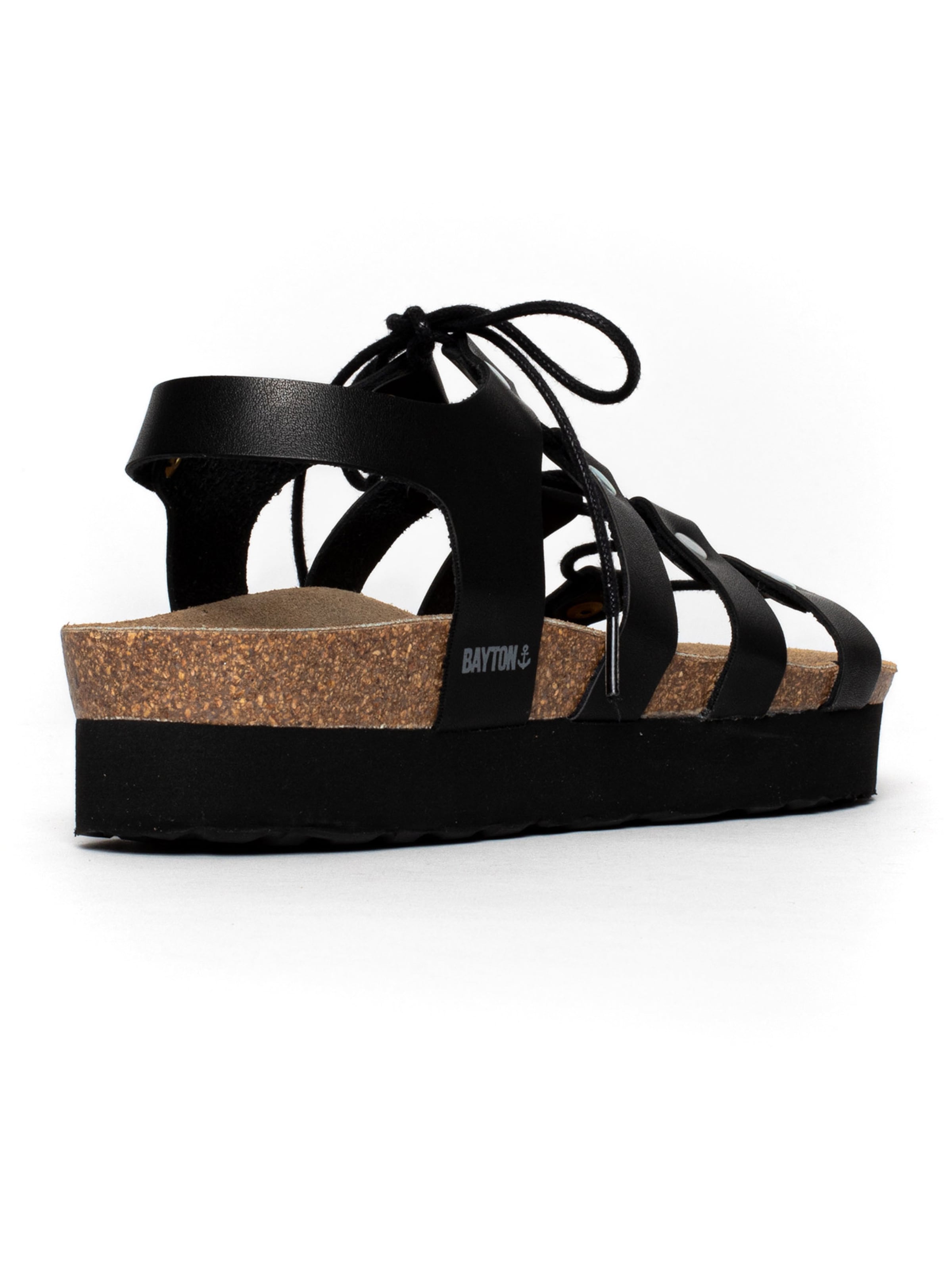 Bayton Remienkové sandále 'Jaen' - Čierna