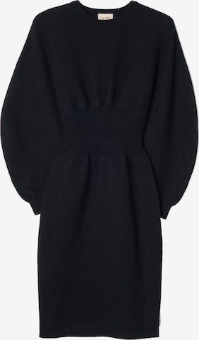 Abito 'Cashmere Sculptural Dress' di GOBI Cashmere in nero: frontale