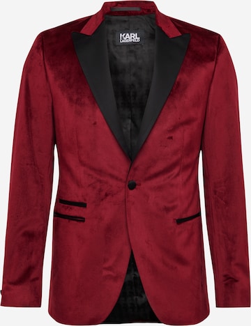 Karl Lagerfeld - Regular Fit Jaqueta 'FORTUNE' em vermelho: frente