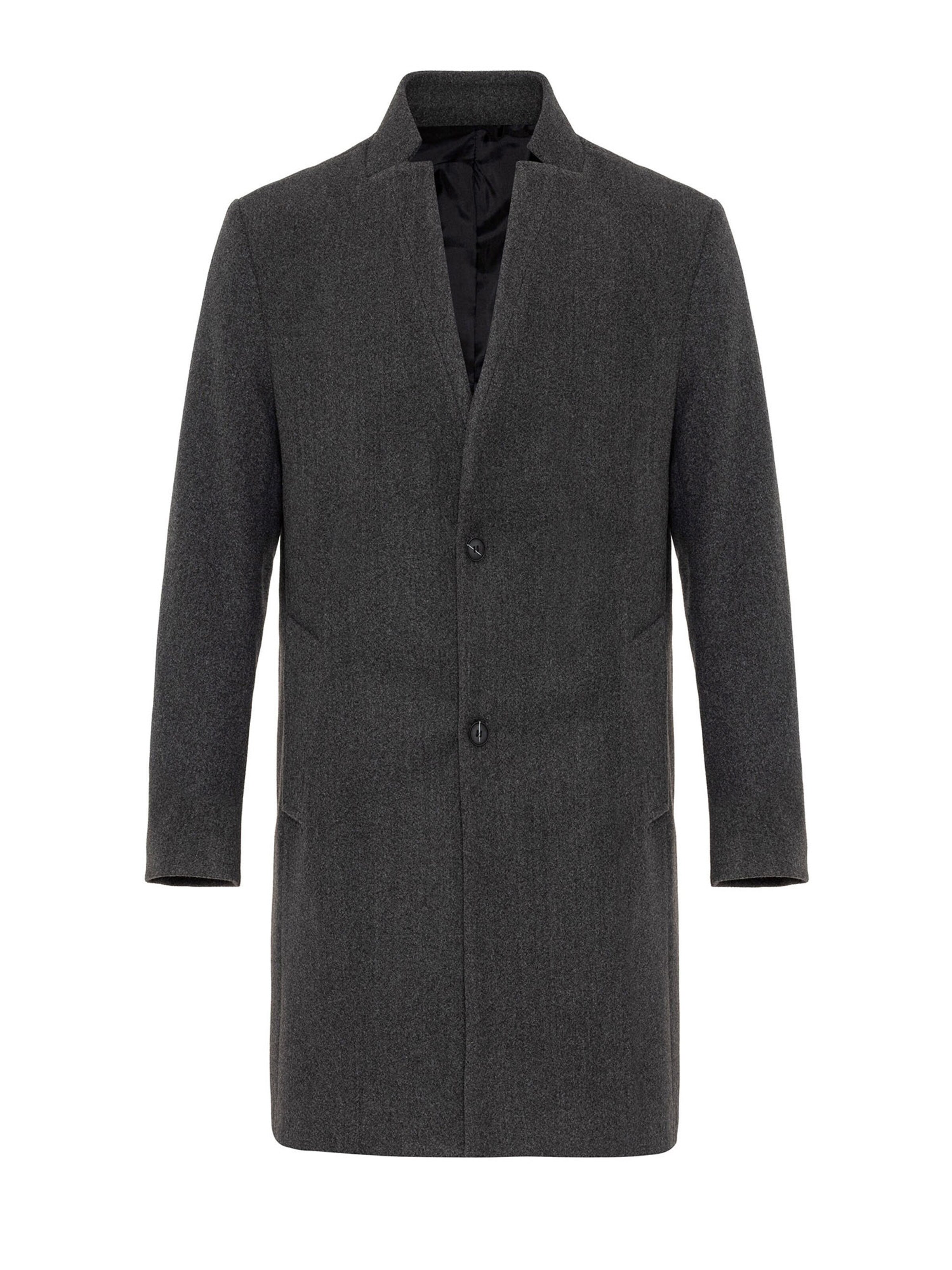 Antioch Демисезонное пальто в Серый: спереди