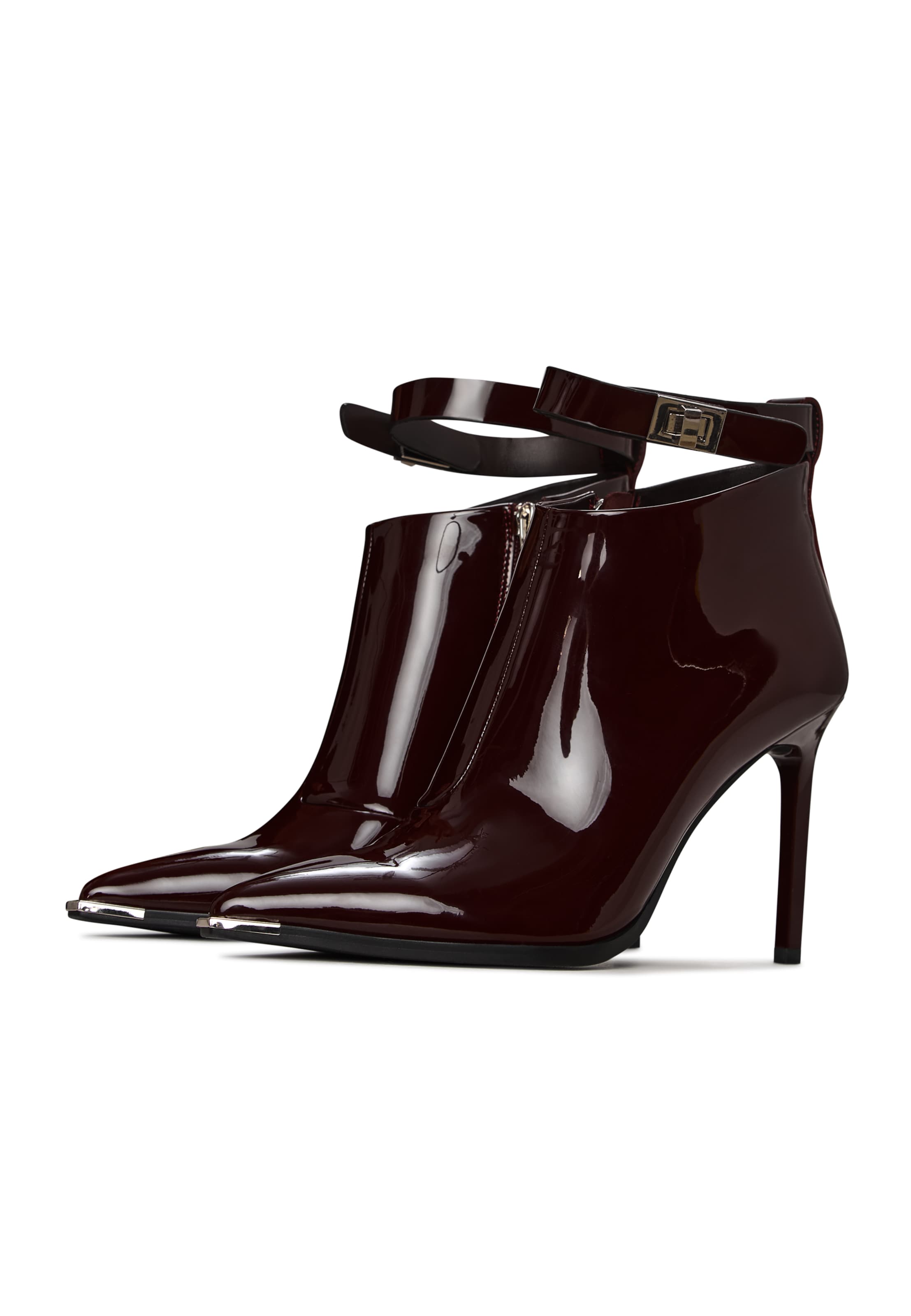 Bottines CESARE GASPARI en rouge