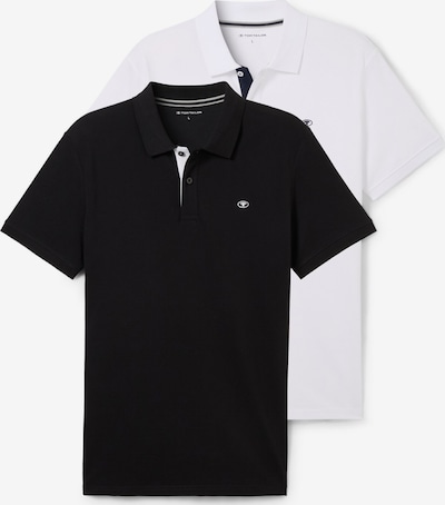 TOM TAILOR Koszulka w kolorze czarny / białym, Podgląd produktu