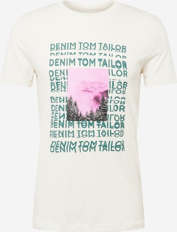 TOM TAILOR DENIM Paita värissä beige: edessä