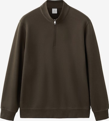 MANGO MAN Sweatshirt 'Winne' in Braun: Vorderseite
