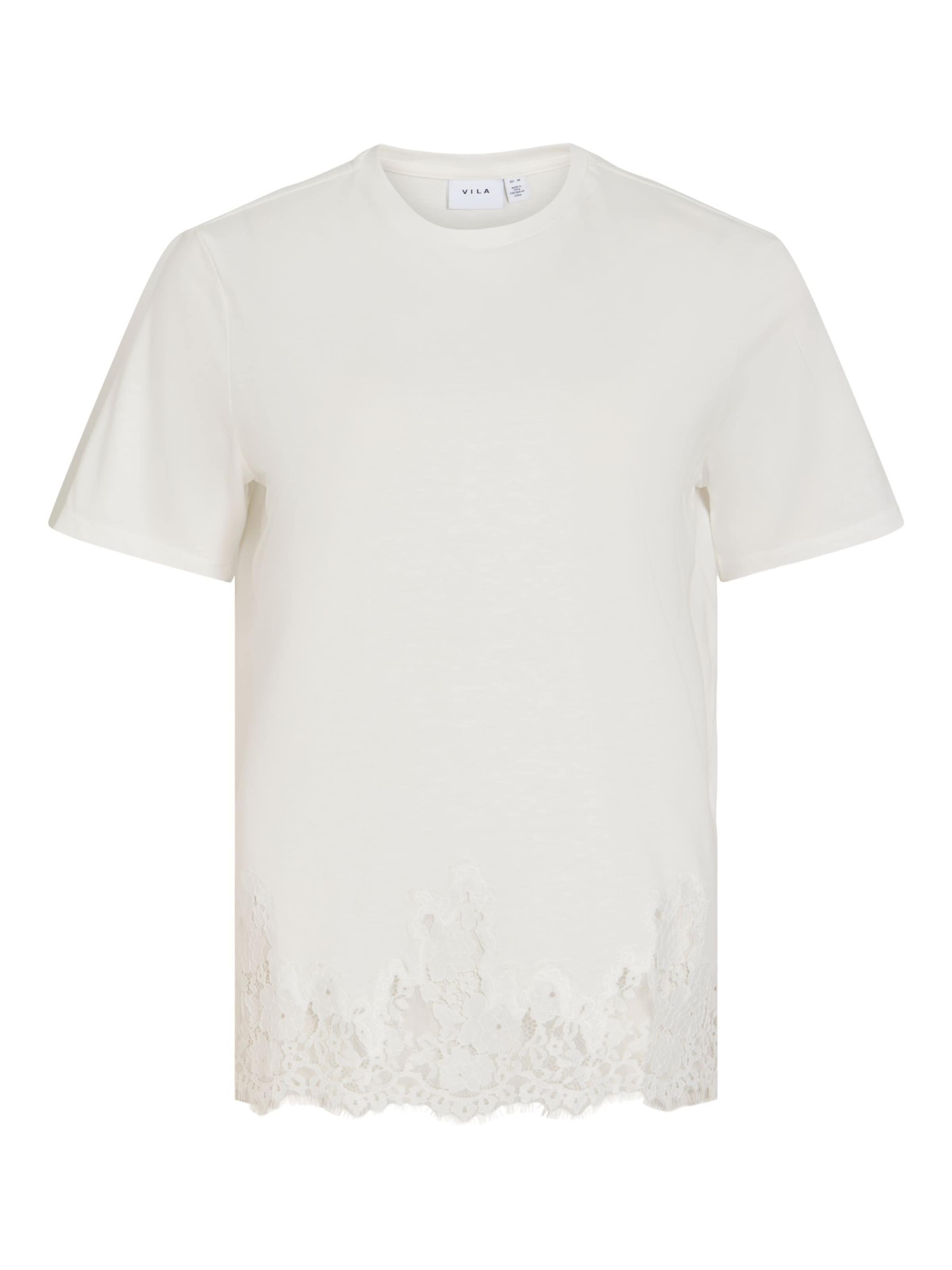 VILA - Camiseta en blanco: frente