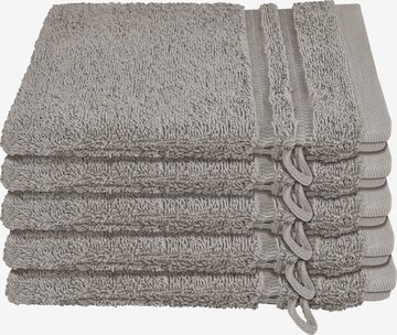 SCHIESSER Washcloth 'Milano' in Grey: front