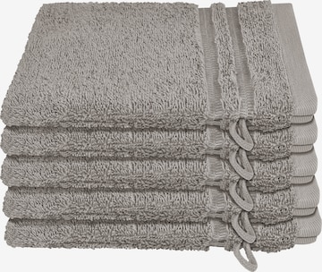 SCHIESSER Washcloth 'Milano' in Grey: front