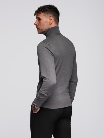 Pull-over 'OM-SWTN-0101' Ombre en gris