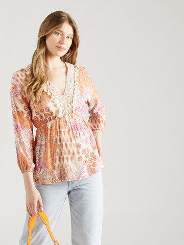 ZABAIONE Blouse 'An44tonia' in Oranje: voorkant