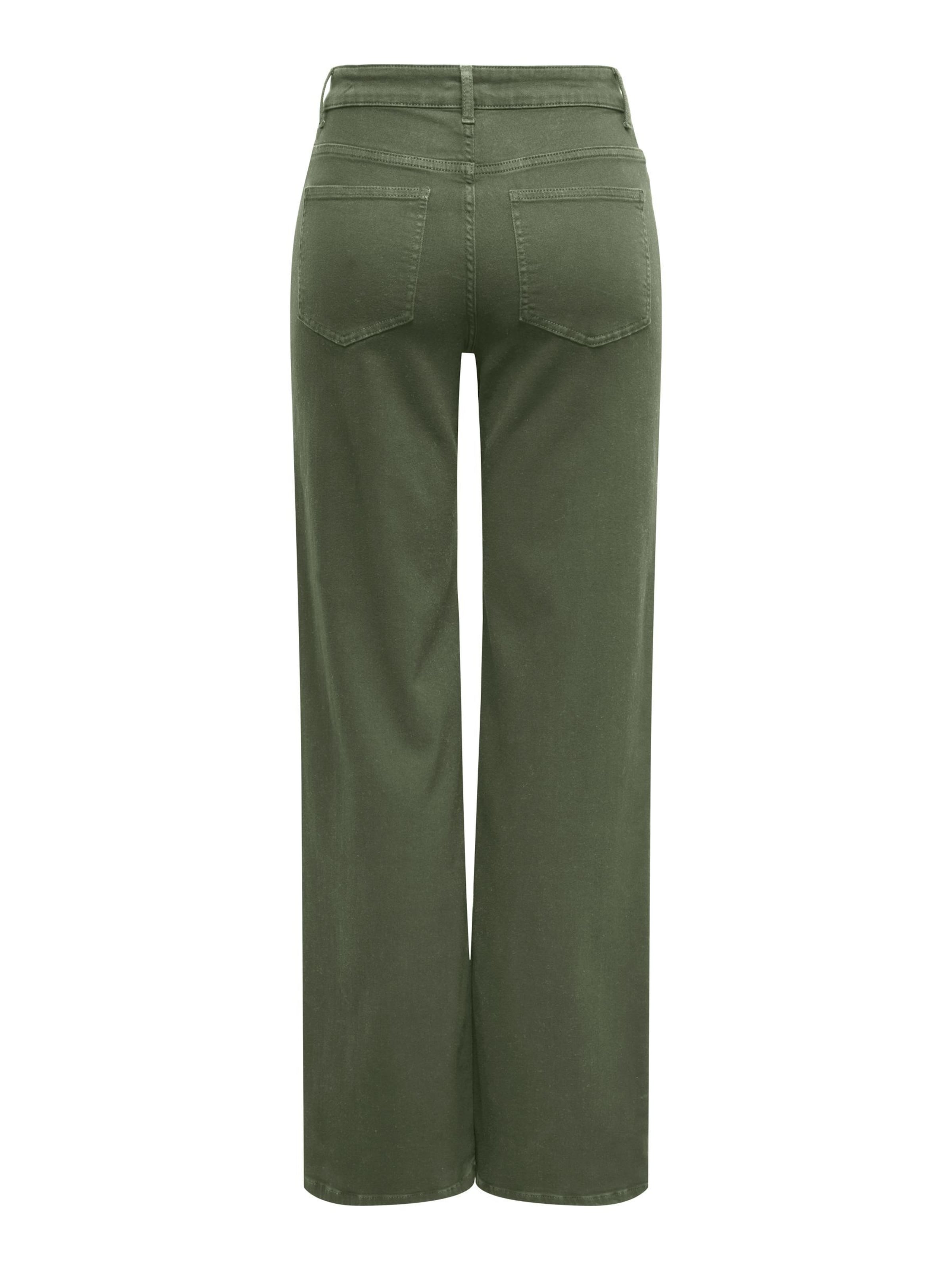 ONLY Wide Leg Jeans in Grün
