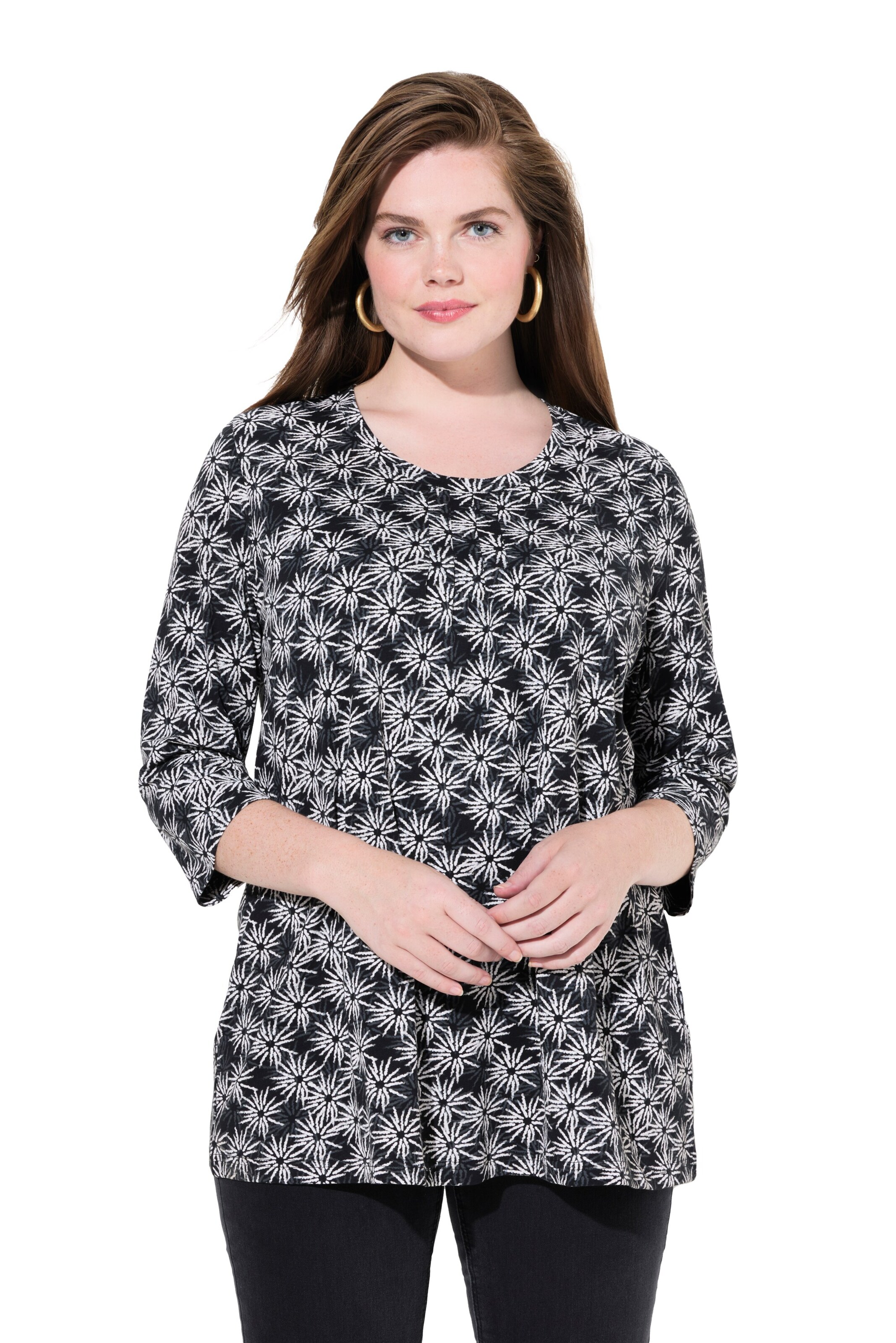 Ulla Popken Koszulka w kolorze czarny: przód