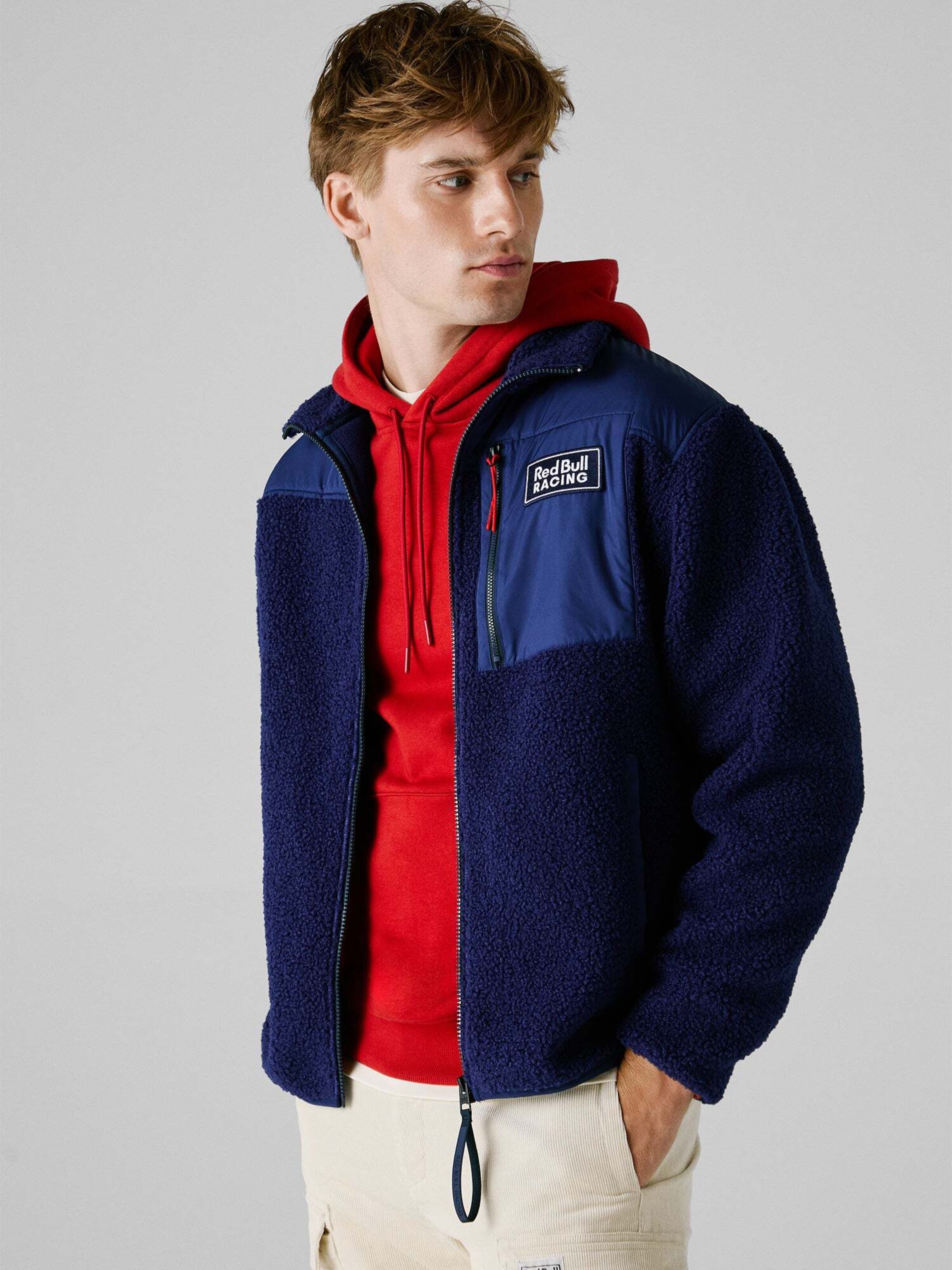 Red Bull Racing x Pepe Jeans Between-Season Jacket 'Sherpa' in