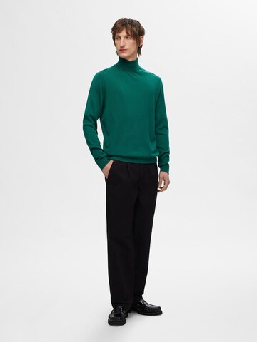 Pull-over SELECTED HOMME en vert