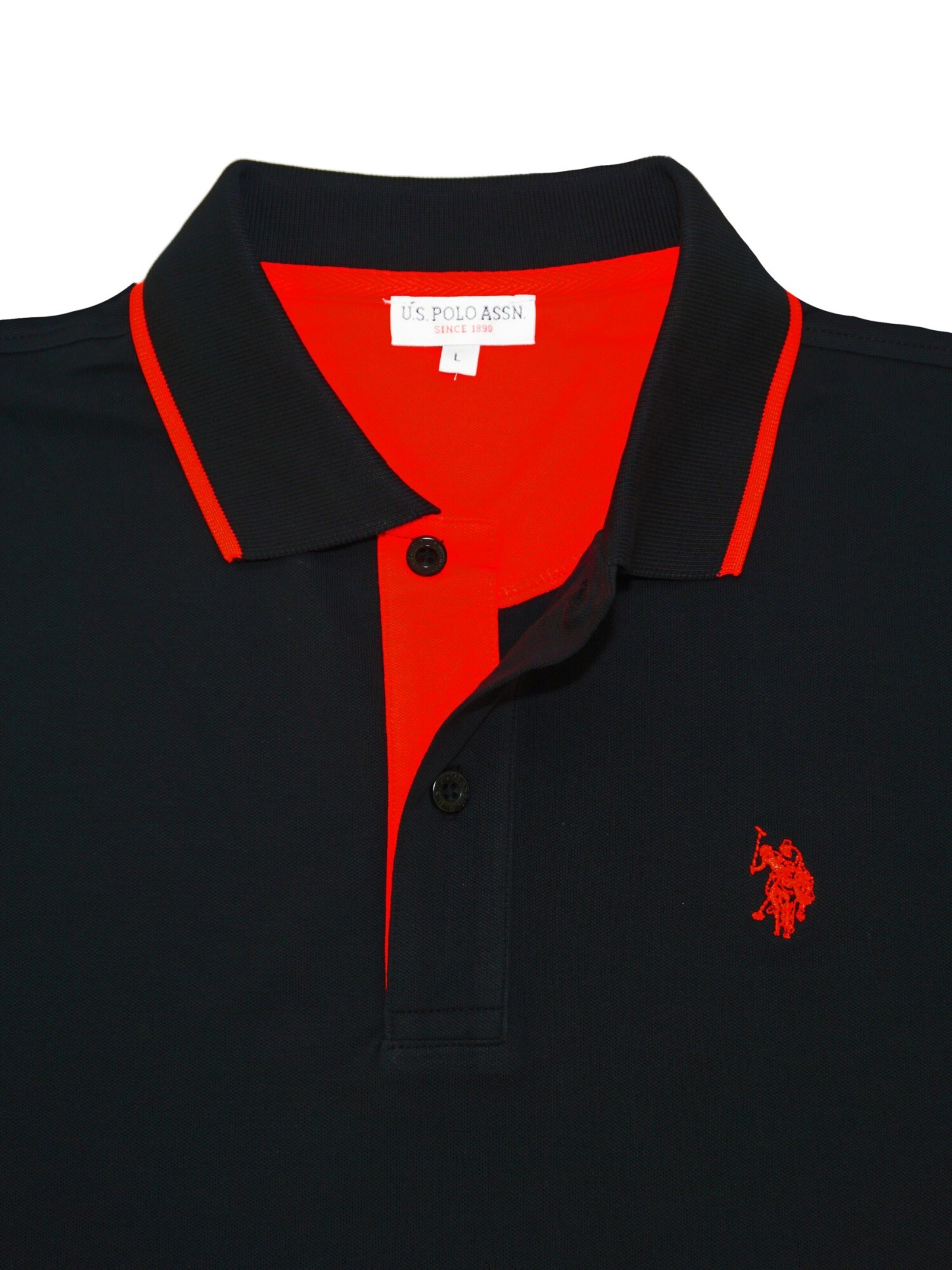 U.S. POLO ASSN. Shirt 'Fashion' in Zwart