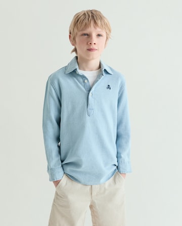 Scalpers Regular fit Shirt 'Polera' in Blauw