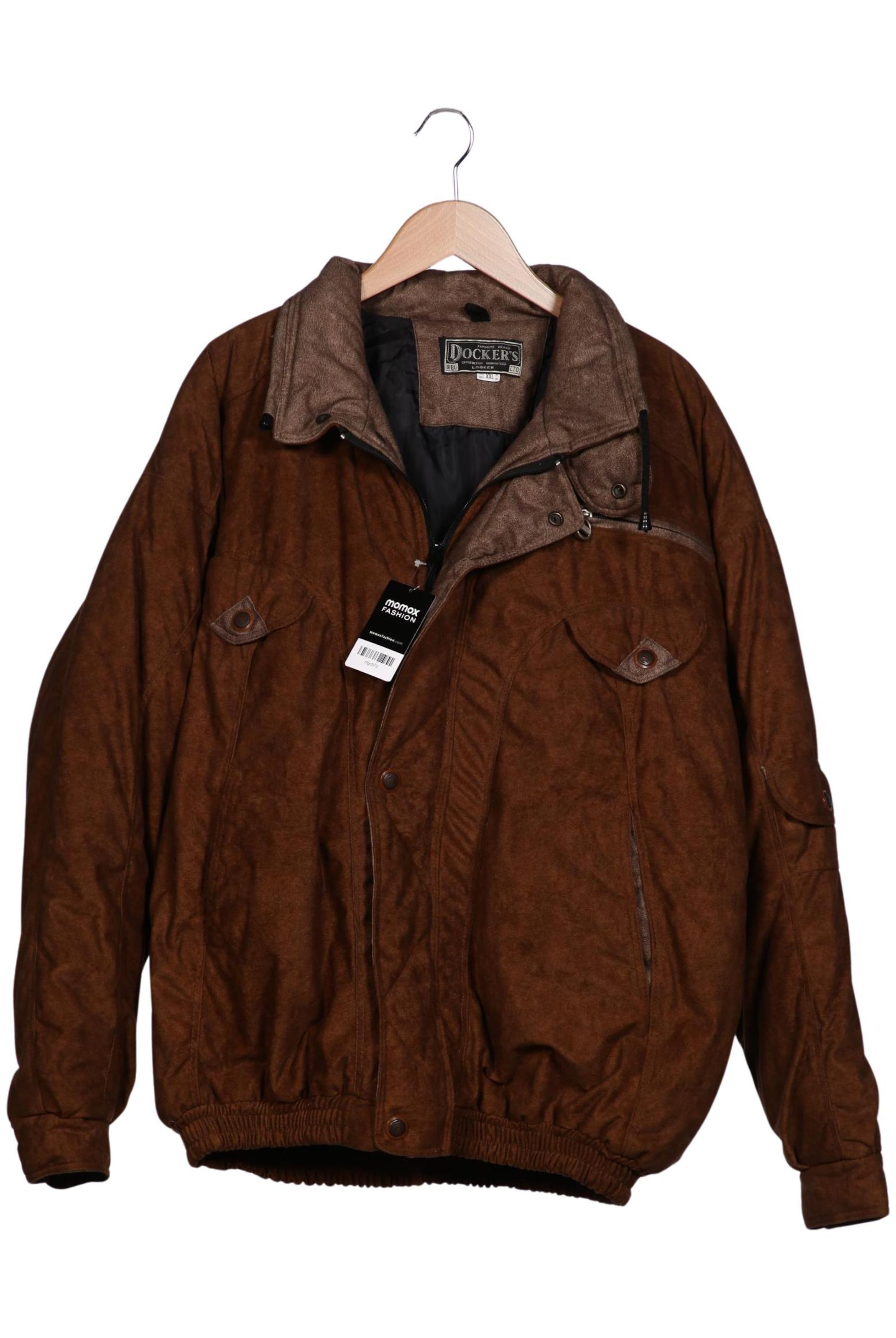 Dockers Jacket & Coat in XXL in Brown: front