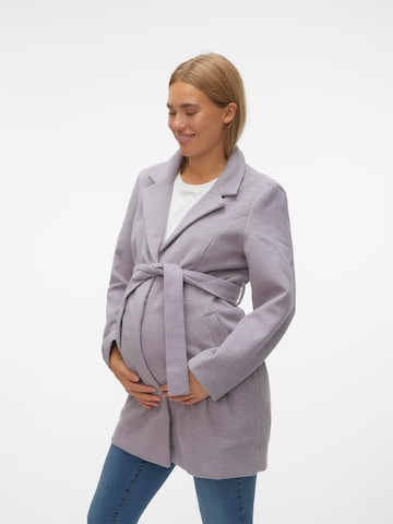 MAMALICIOUS Between-Seasons Coat 'Daisy' in Grey: front