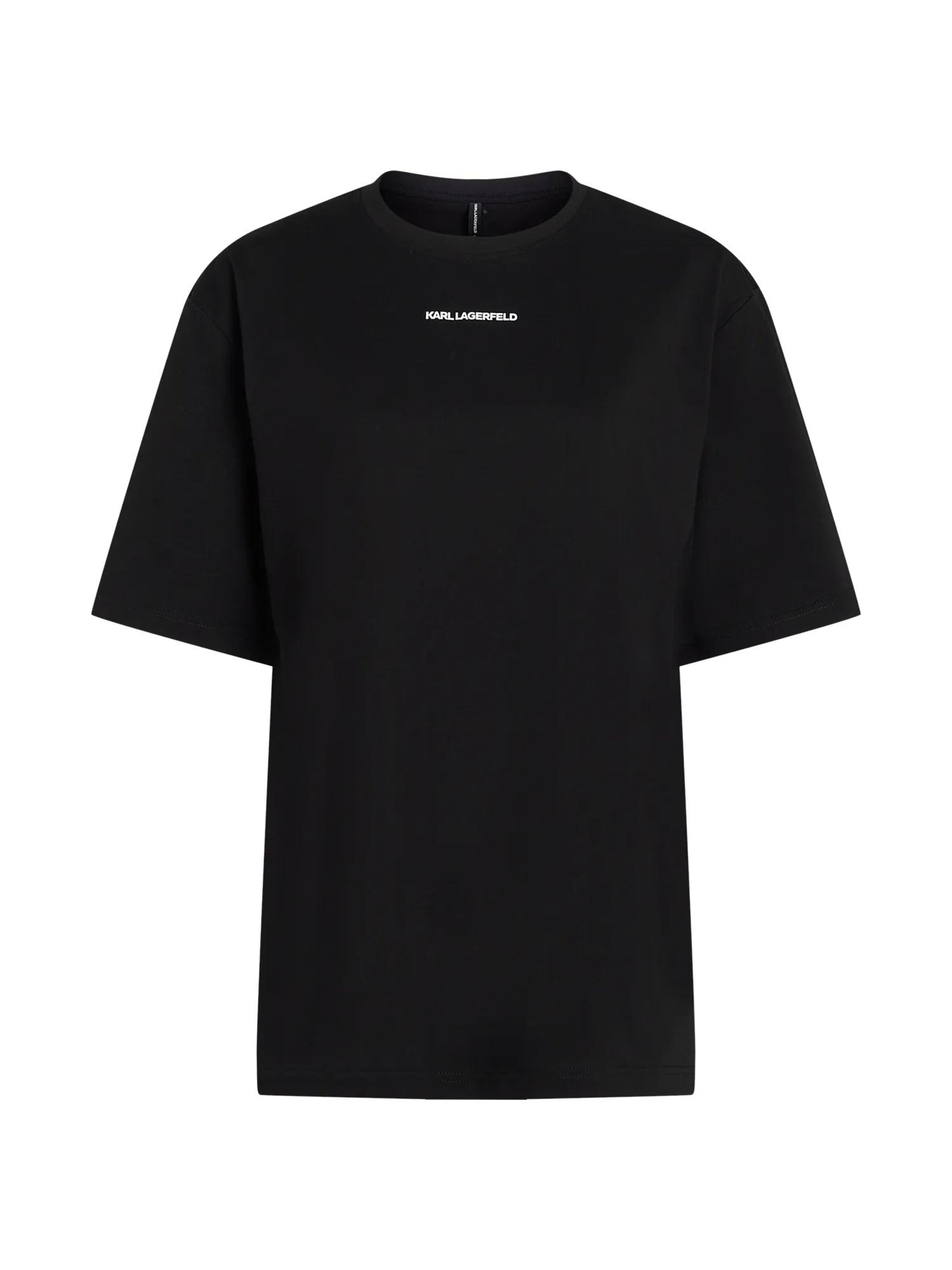 Karl Lagerfeld - Camiseta en negro: frente