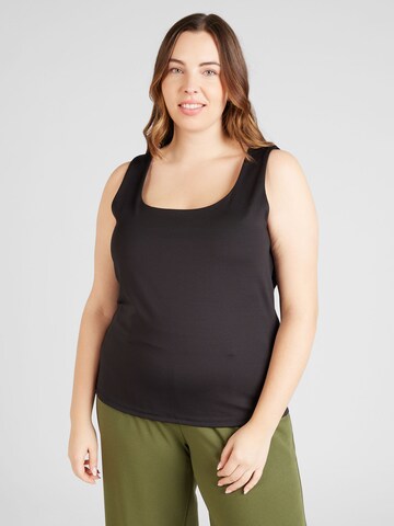 Vero Moda Curve Top 'Million' – černá: přední strana