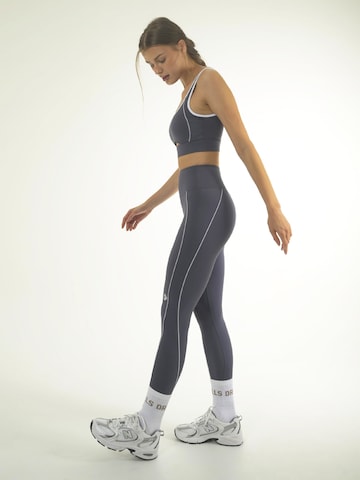 DRILLS Apparel Skinny Leggings 'RACQUET Leggings' in Blauw