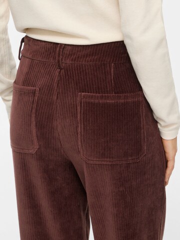 VILA Wide Leg Hose in Braun