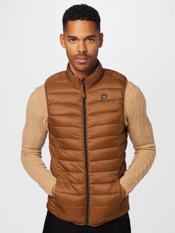 Gilet 'Romsey' BLEND en marron : devant