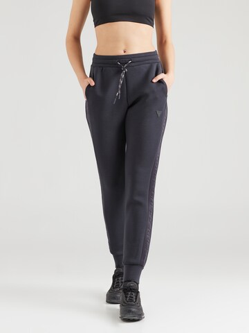 GUESS Tapered Pants 'ALLIE' in Blue: front