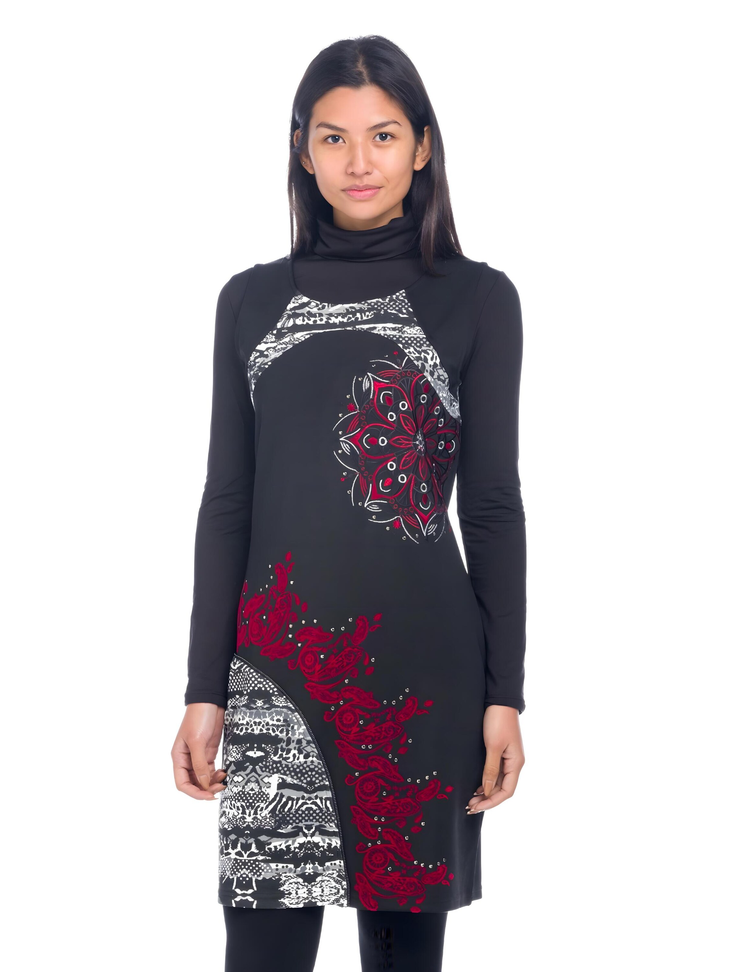 KOROSHI Šaty - Sivá: predná strana