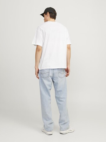 T-Shirt 'JJEBradley' JACK & JONES en blanc