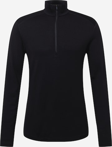 ICEBREAKER Athletic Sweater in Black: front