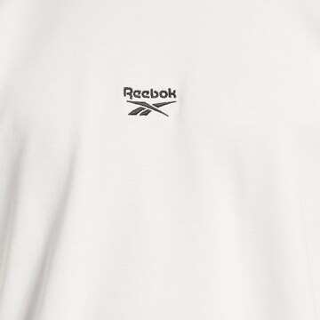 Sweat-shirt Reebok en blanc