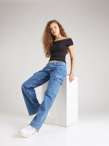 Calvin Klein Jeans Tričko – černá