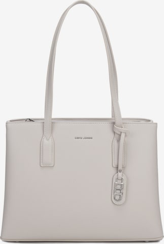 Borsa a spalla 'Borsa a Spalla David Jones Ecopelle Saffiano Doppi Manici' di David Jones in beige: frontale