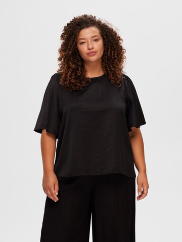 SELECTED FEMME Bluse in Schwarz: predná strana