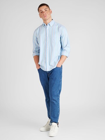 GANT Regular fit Overhemd in Blauw